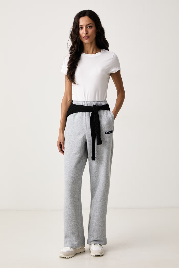 DKNY Spodnie dresowe damskie DP6P3941 granatowy AW26