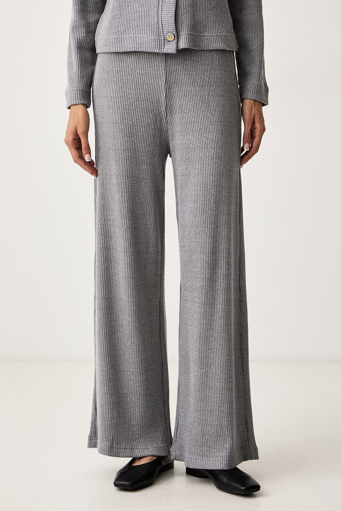 DKNY Spodnie dresowe damskie szary DJ6P3178