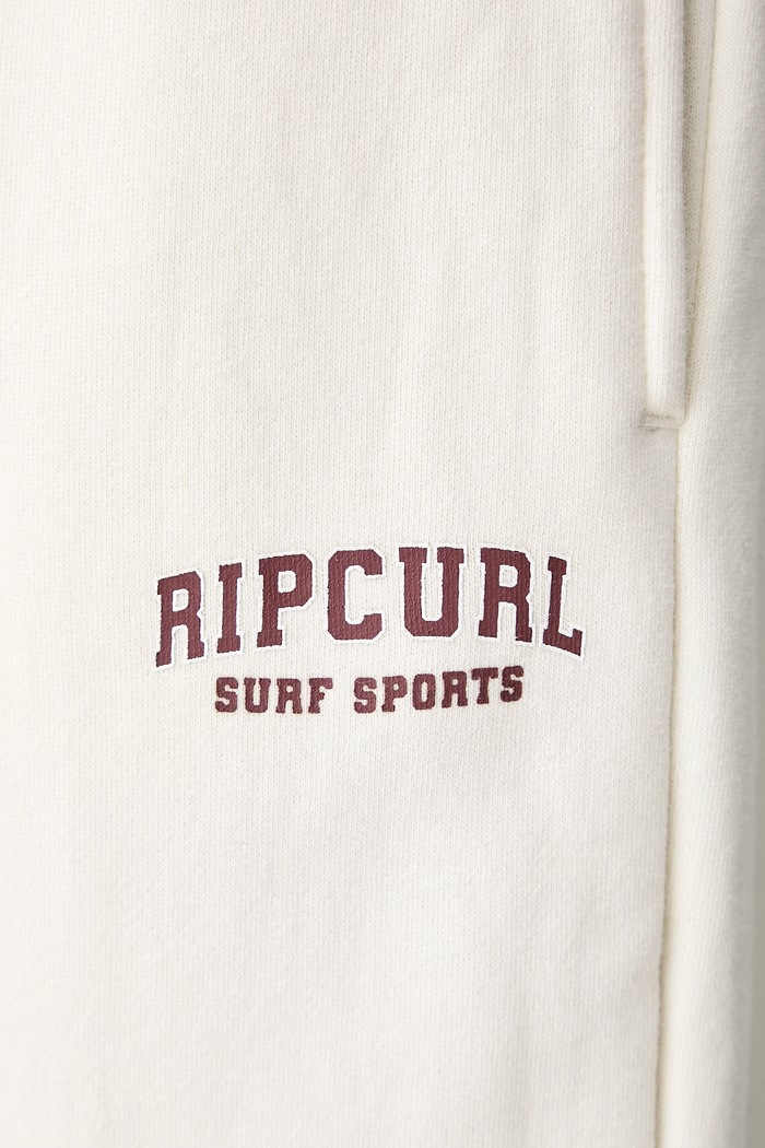 Spodnie dresowe damskie bawełniane VARSITY SPORTS Rip Curl beżowy 073WPA