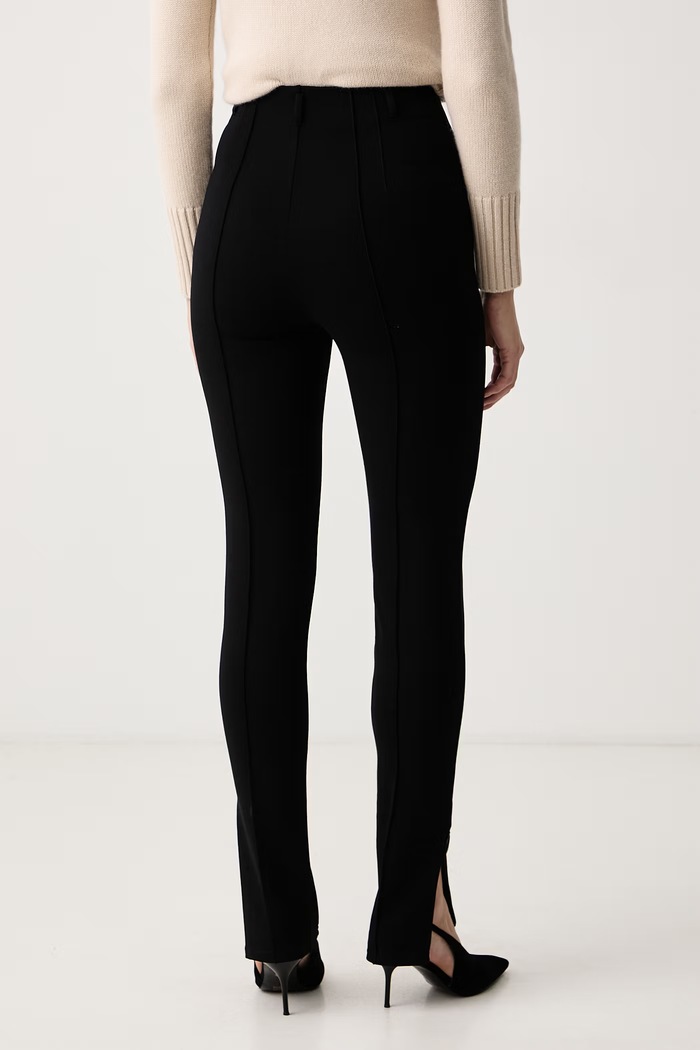 Odzież Max&Co. Spodnie skinny damskie z wiskozą MASTER 2626786023200 czarny