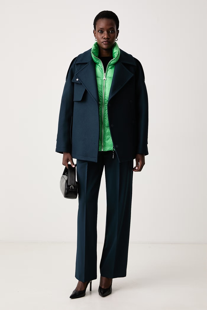 Patrizia Pepe Spodnie damskie 2P0112.A498 niebieski AW26