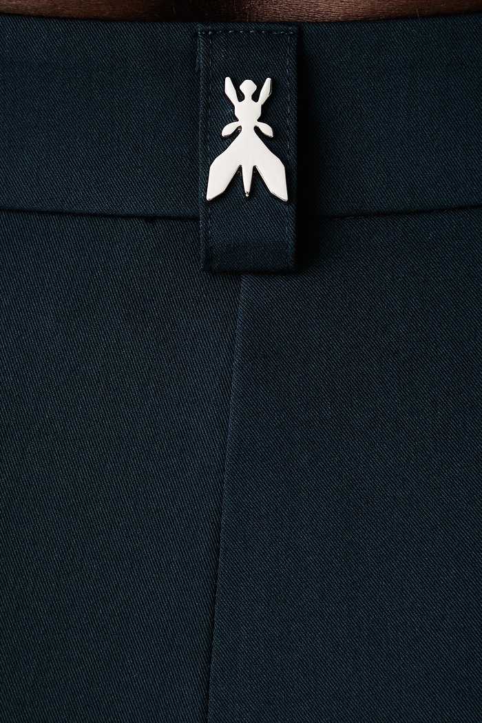 Spodnie damskie Patrizia Pepe 2P0112.A498 niebieski