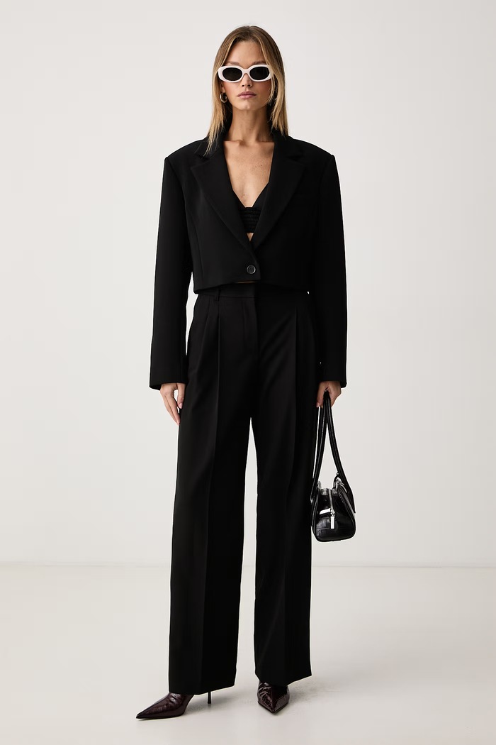 Patrizia Pepe Spodnie damskie 2P0112.A498 czarny AW26
