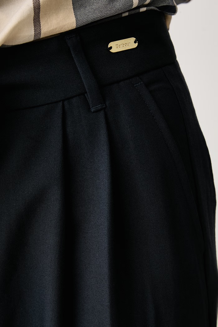 Spodnie damskie Fawne Barbour LTR0439 granatowy