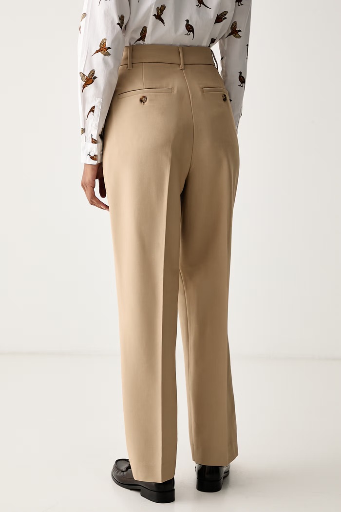 Odzież Barbour Spodnie damskie Fawne LTR0439 beżowy