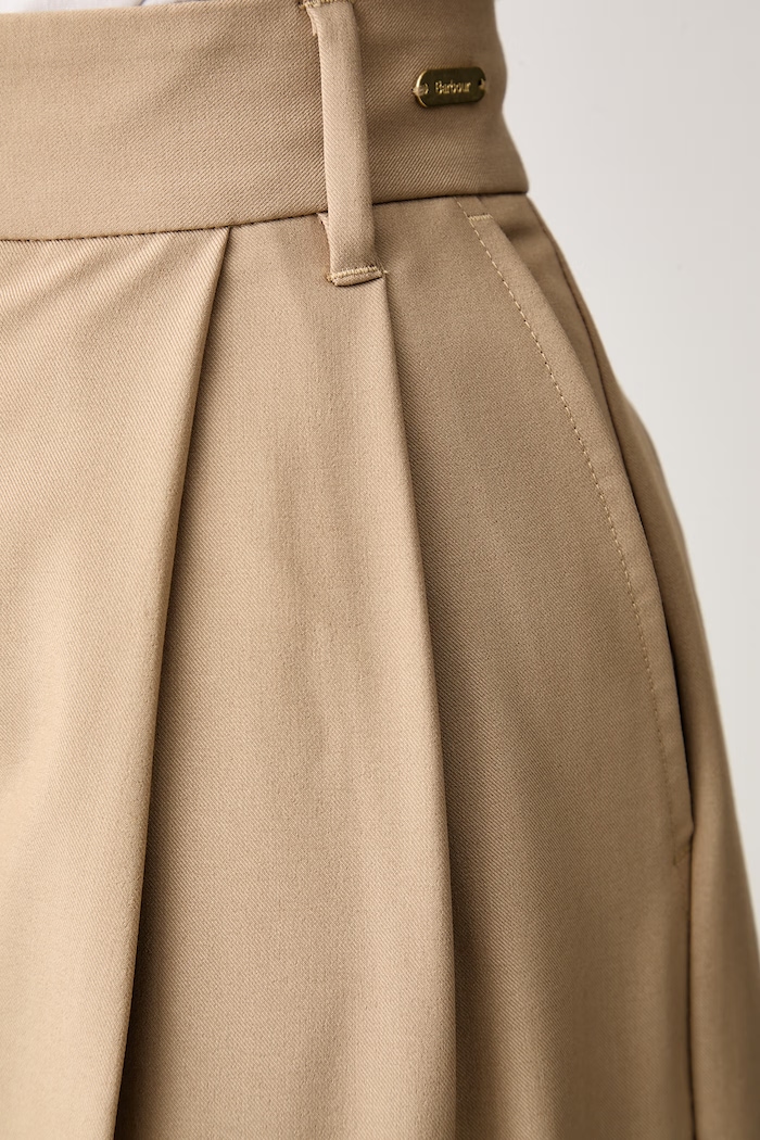 Spodnie damskie Fawne Barbour LTR0439 beżowy