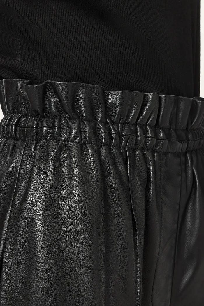 Spodnie damskie skórzane FRAN AllSaints czarny W014TF