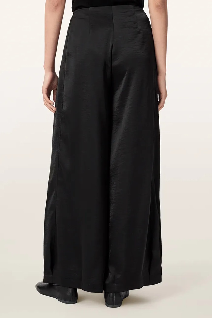 AllSaints Spodnie damskie LOLA W012TF czarny AW26