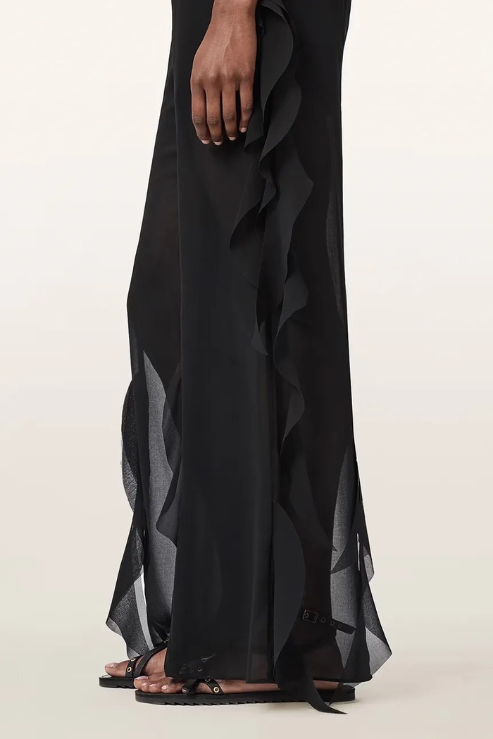 Spodnie damskie MINNA AllSaints czarny W007TE
