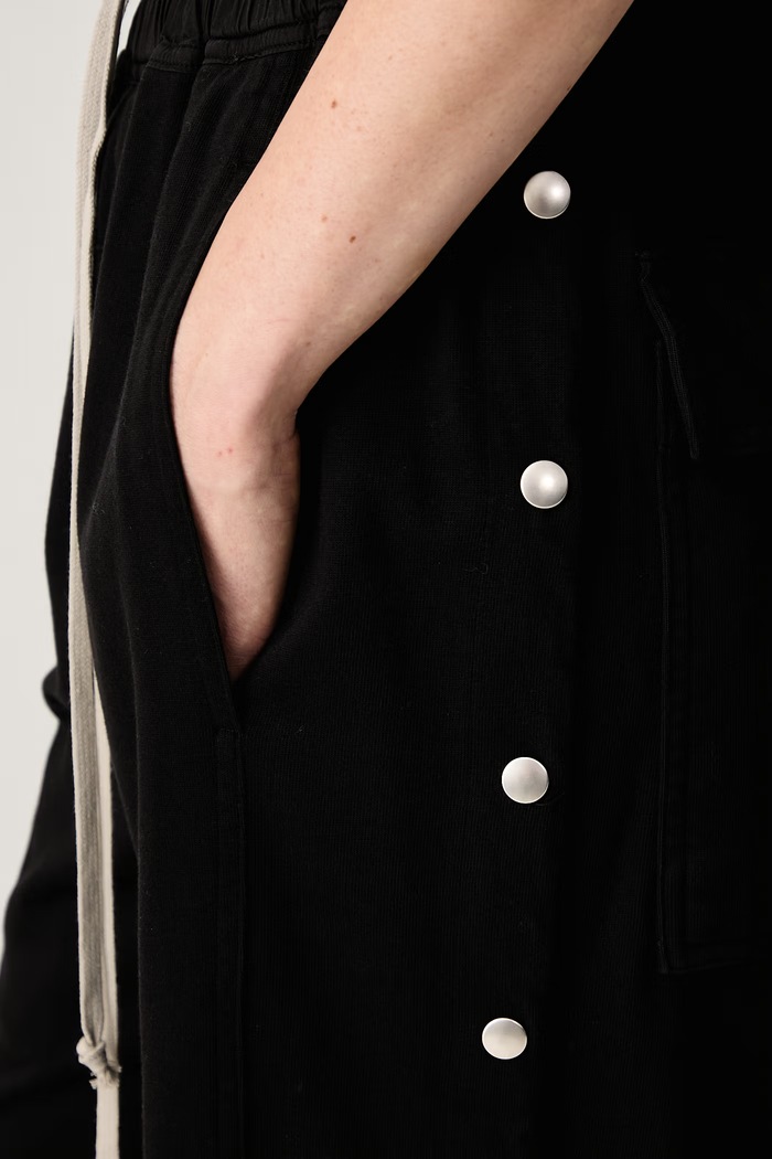 Wide pusher спортен панталон от памук дамски Rick Owens DRKSHDW черен DS02F6336.RIG
