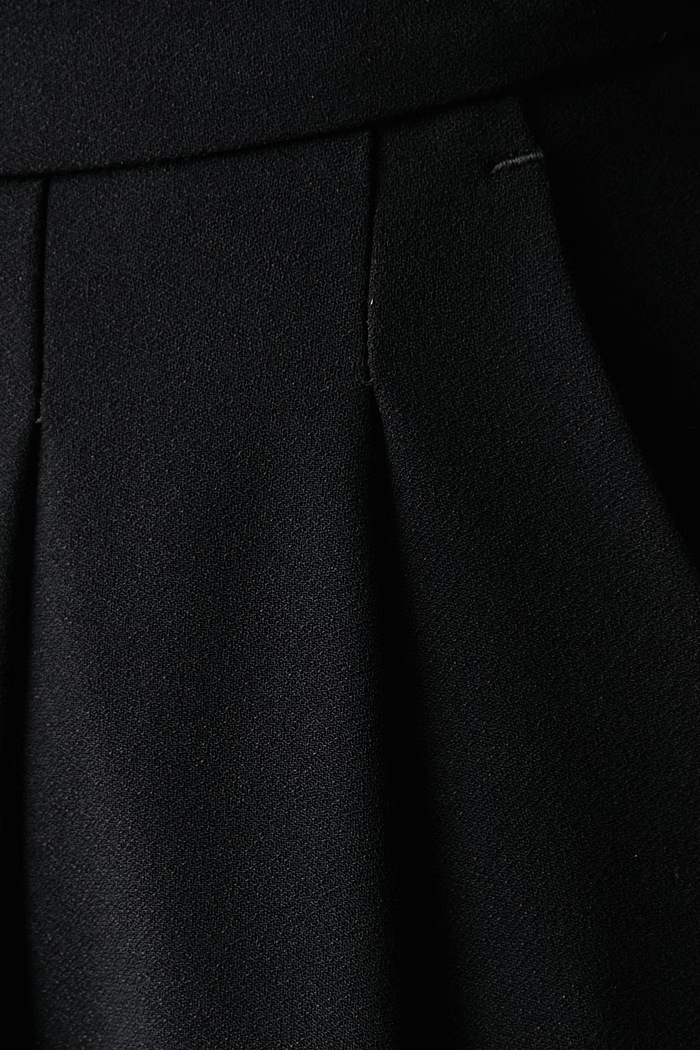Παντελόνι wide leg γυναικείο IBLCURVA iBlues 2627136132200 μαύρο