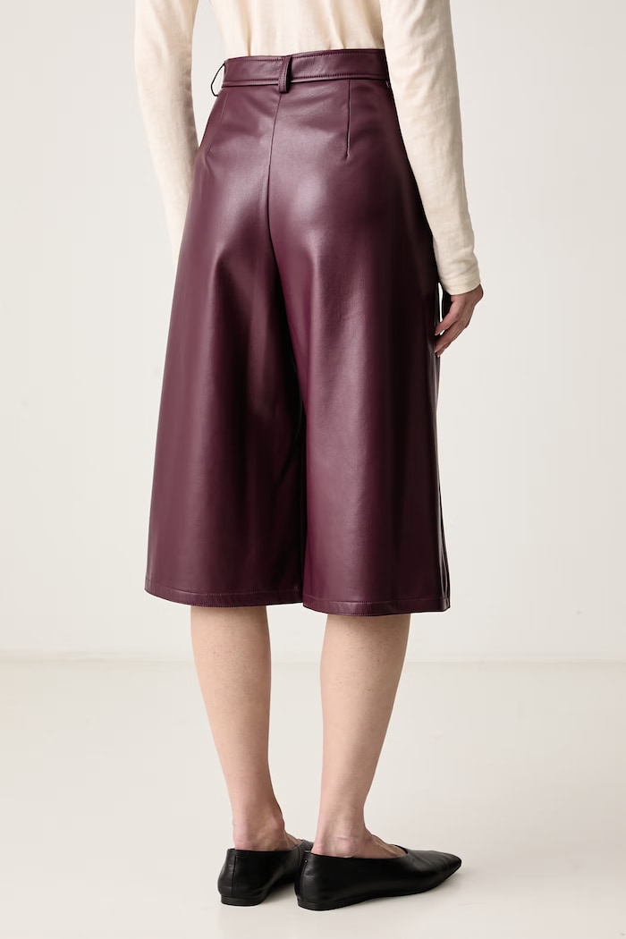 Одежда Marella Брюки для женщин из искусственной кожи Emme by Marella 2625786052200 фиолетовой