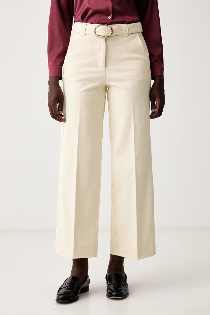 Marella wide leg traperice za žene MLSZANZARA bež 2623136154200