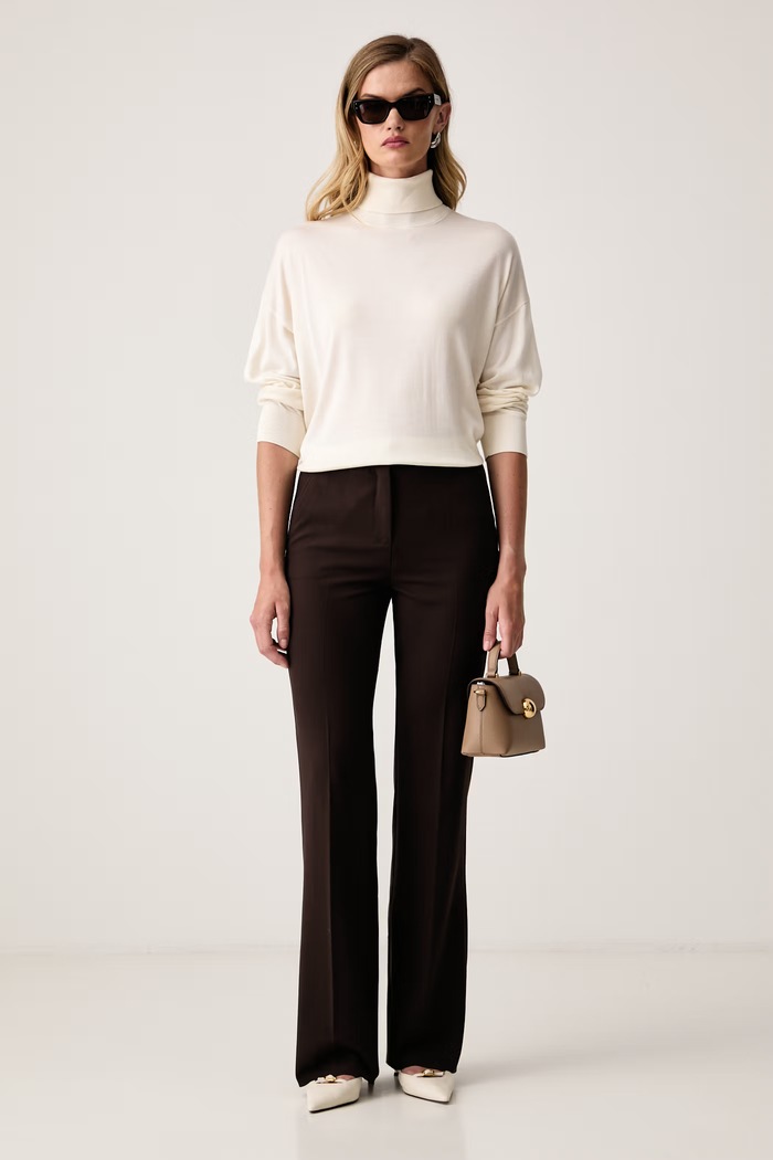 Marella hlače ženske MLLQUASSIA 2623136121200 rjava AW26