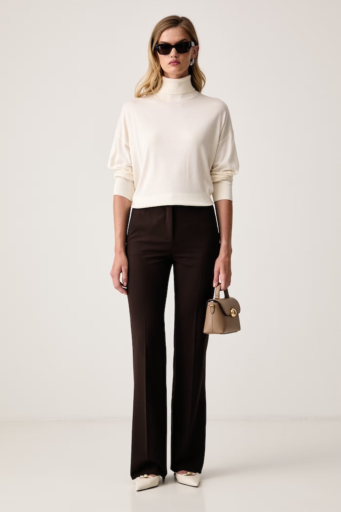 Marella hlače ženske MLLQUASSIA 2623136121200 rjava AW26