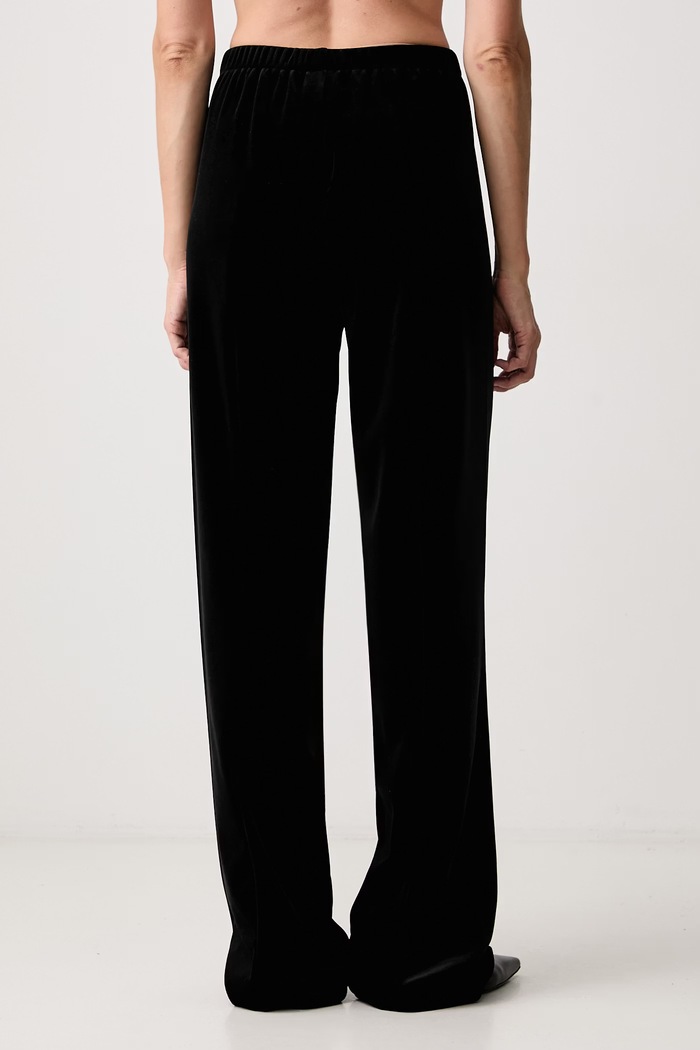 Odzież Vetements Push-up spodnie welurowe damskie WH27SP119B czarny
