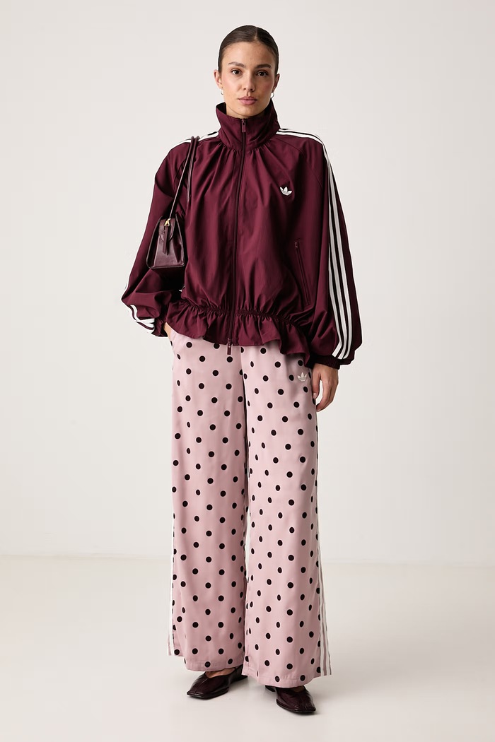 adidas Originals Широк панталон дамски Wide Leg Polka Dots LI2843 розов AW26
