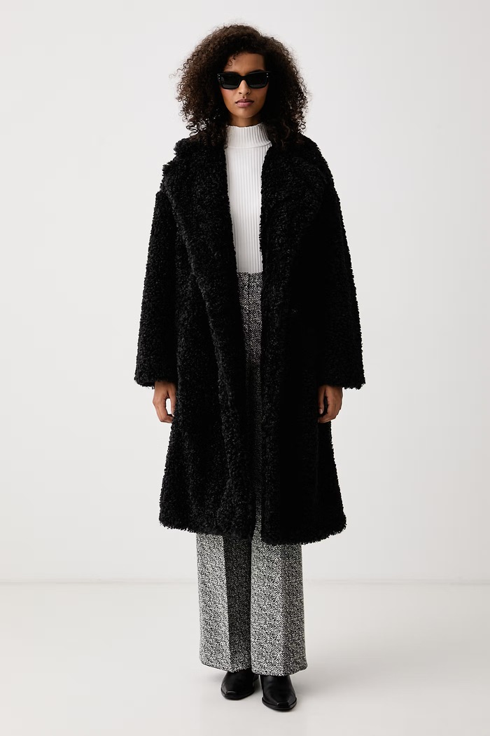 HUGO Spodnie garniturowe damskie Hasmina 50569834 czarny AW26