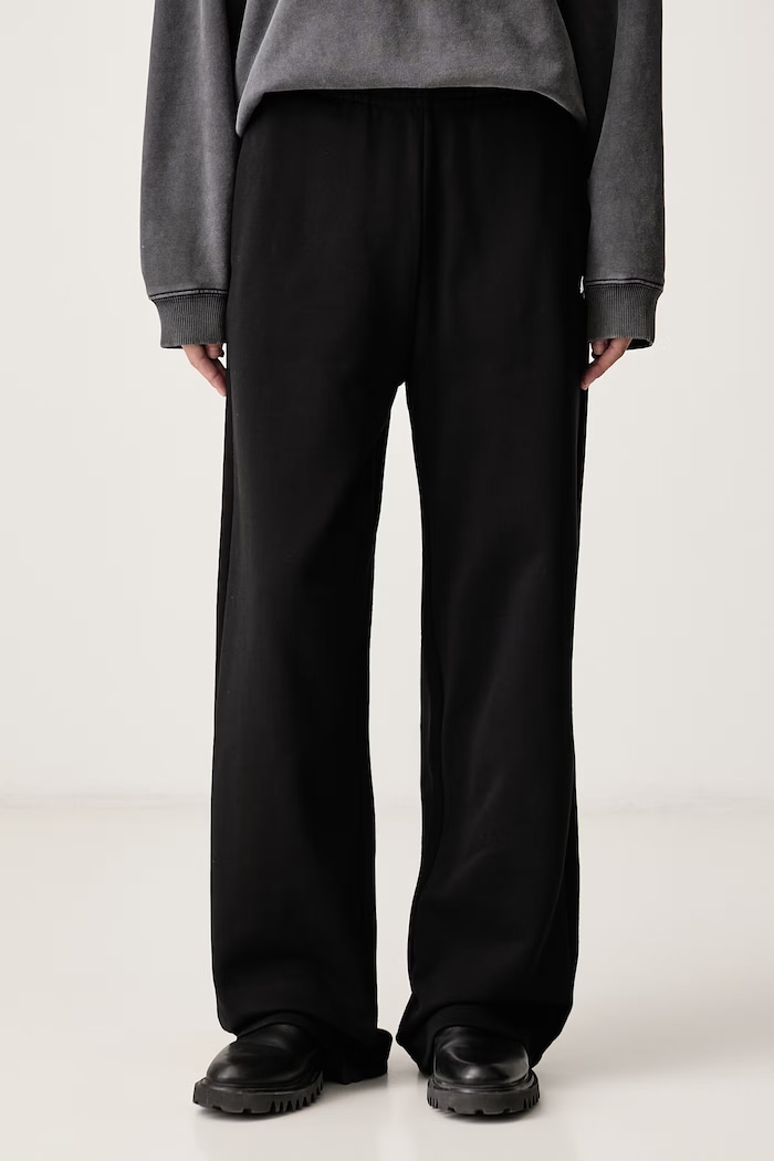 HUGO Blue Pantaloni de trening pentru femei din bumbac Newtrack_B negru 50576283