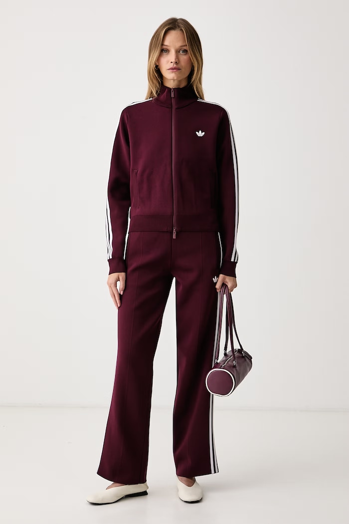 adidas Originals Donji dio trenirke za žene Adilenium Season 6 Straight Knit LH1936 bordo AW26