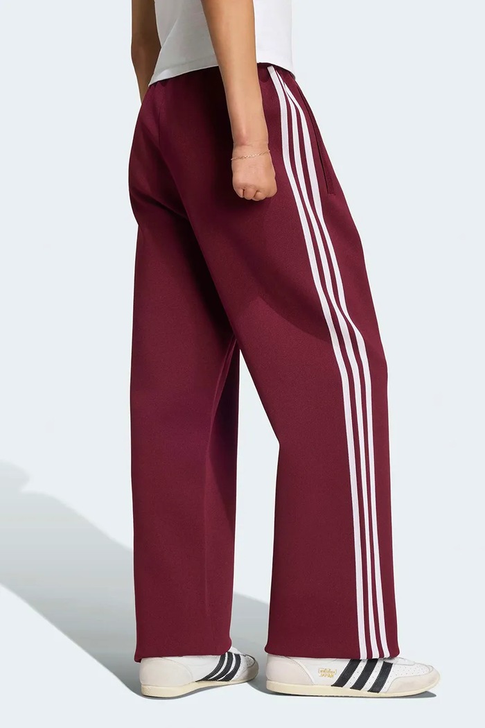 adidas Originals Spodnie dresowe damskie Adilenium Season 6 Straight Knit LH1936 bordowy AW26