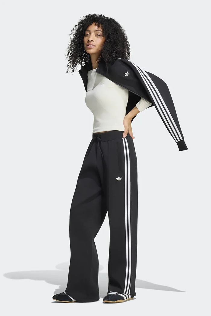 Odzież adidas Originals Spodnie dresowe damskie Adilenium Season 6 Straight Knit LH1935 czarny