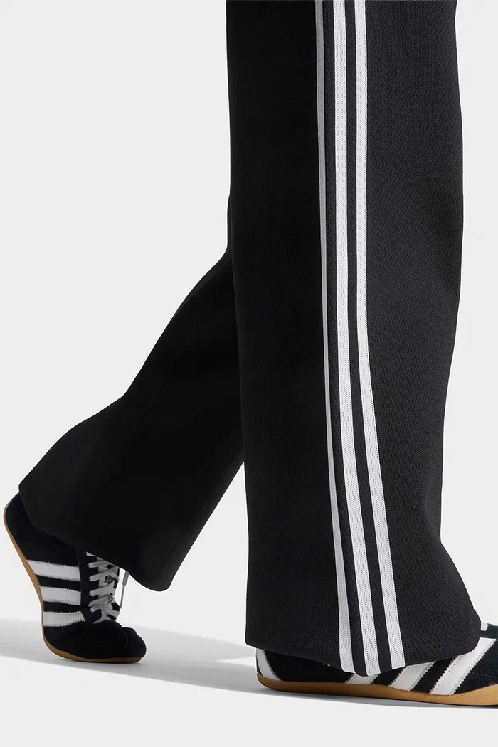 Spodnie dresowe damskie Adilenium Season 6 Straight Knit adidas Originals czarny LH1935