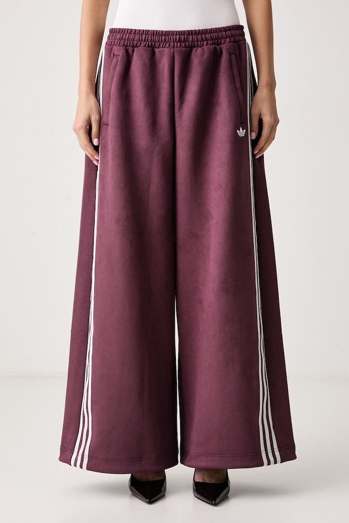 adidas Originals Pantaloni de trening pentru femei Adilenium Season 6 Faux Suede roz LH1924