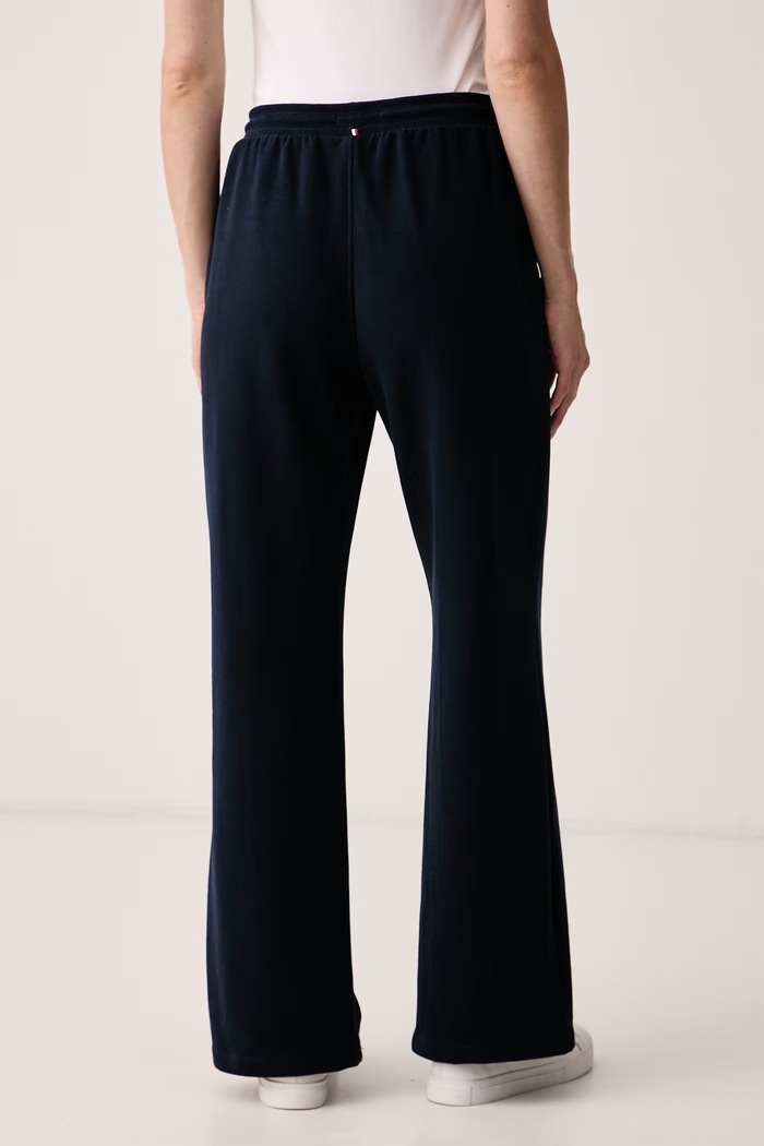 Oblečenie Tommy Hilfiger Nohavice loungewear dámske bavlnené UW0UW06620 tmavomodrá