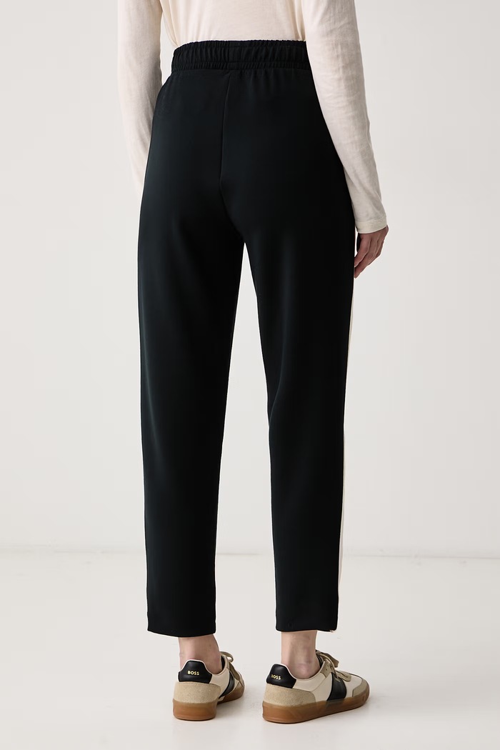 Odzież BOSS Spodnie dresowe damskie z modalem Mirage_Pants Tapered 50571041 czarny