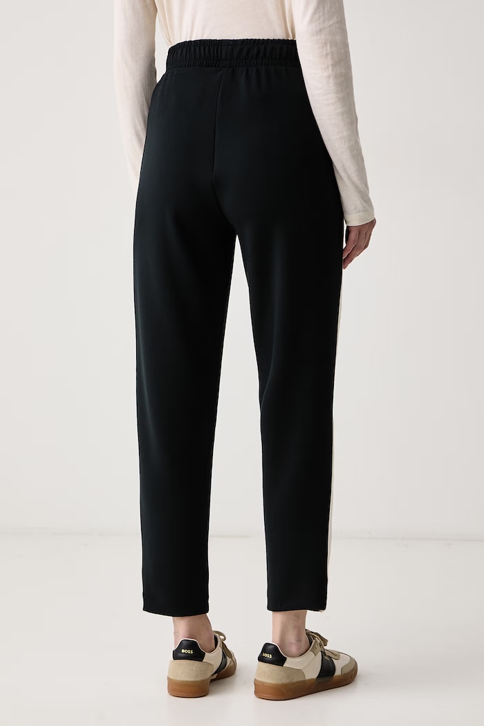 Odzież BOSS Spodnie dresowe damskie z modalem Mirage_Pants Tapered 50571041 czarny