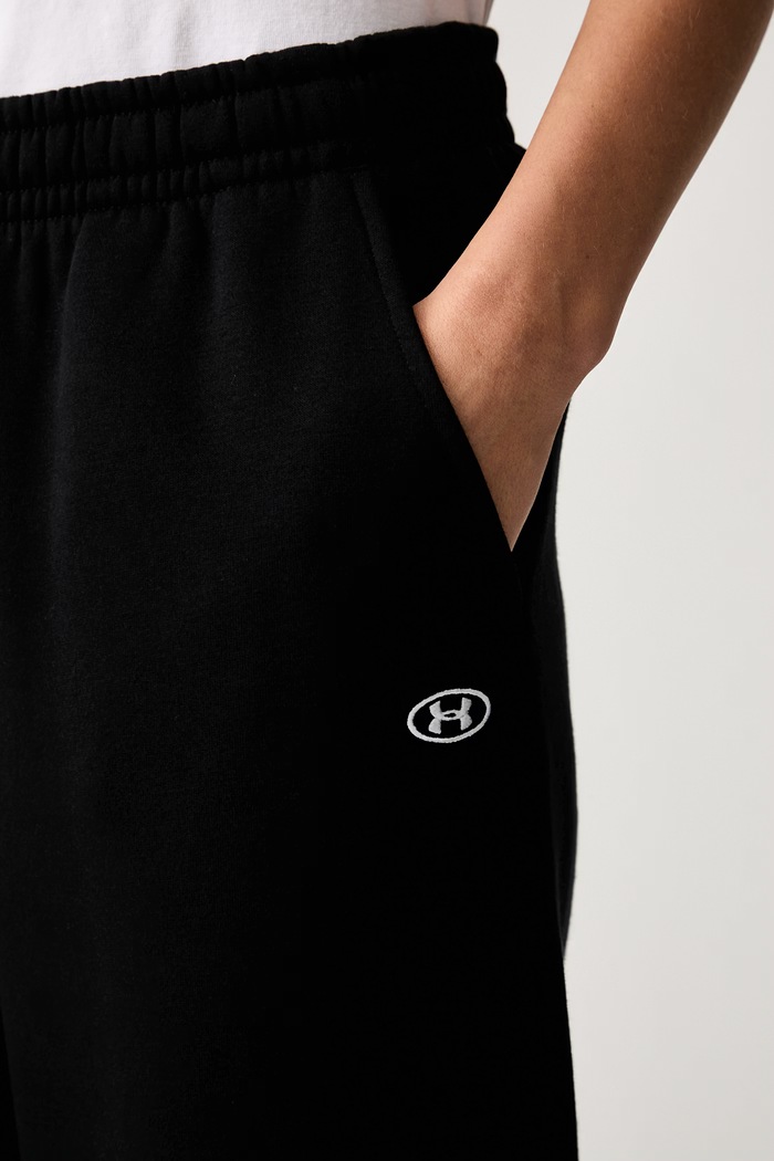 Under Armour spodnie dresowe damskie z bawełną Rival czarny 6013552