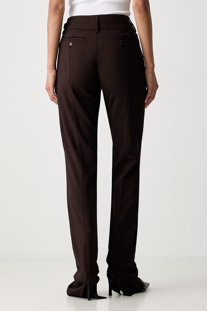 Odzież Sportmax Rum z wiskozą damskie 2622136061600 brązowy