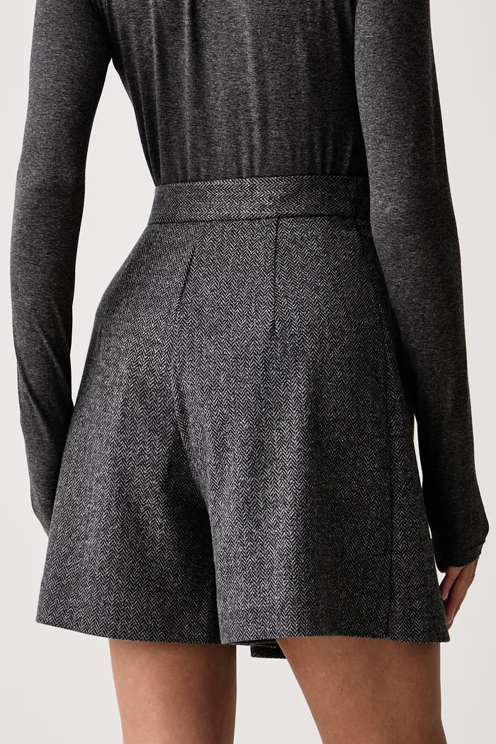 Odzież Weekend Max Mara Spódnicospodnie damskie z wiskozą WKDVETTA 2625786052600 szary