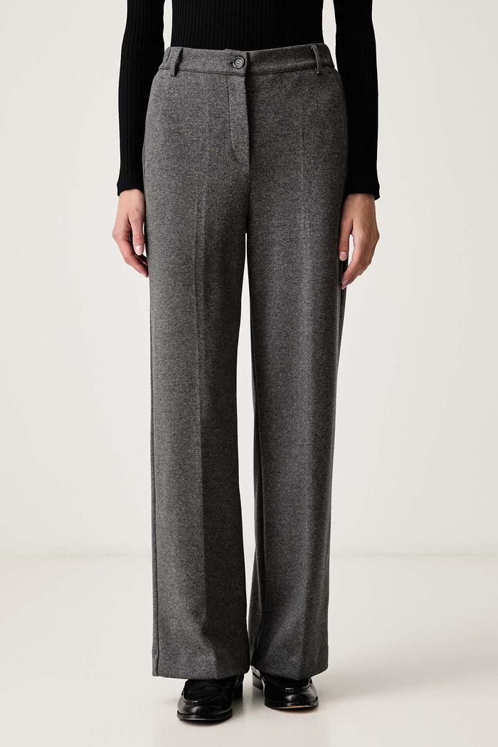 Weekend Max Mara Spodnie damskie WKDORATA szary 2625786032600