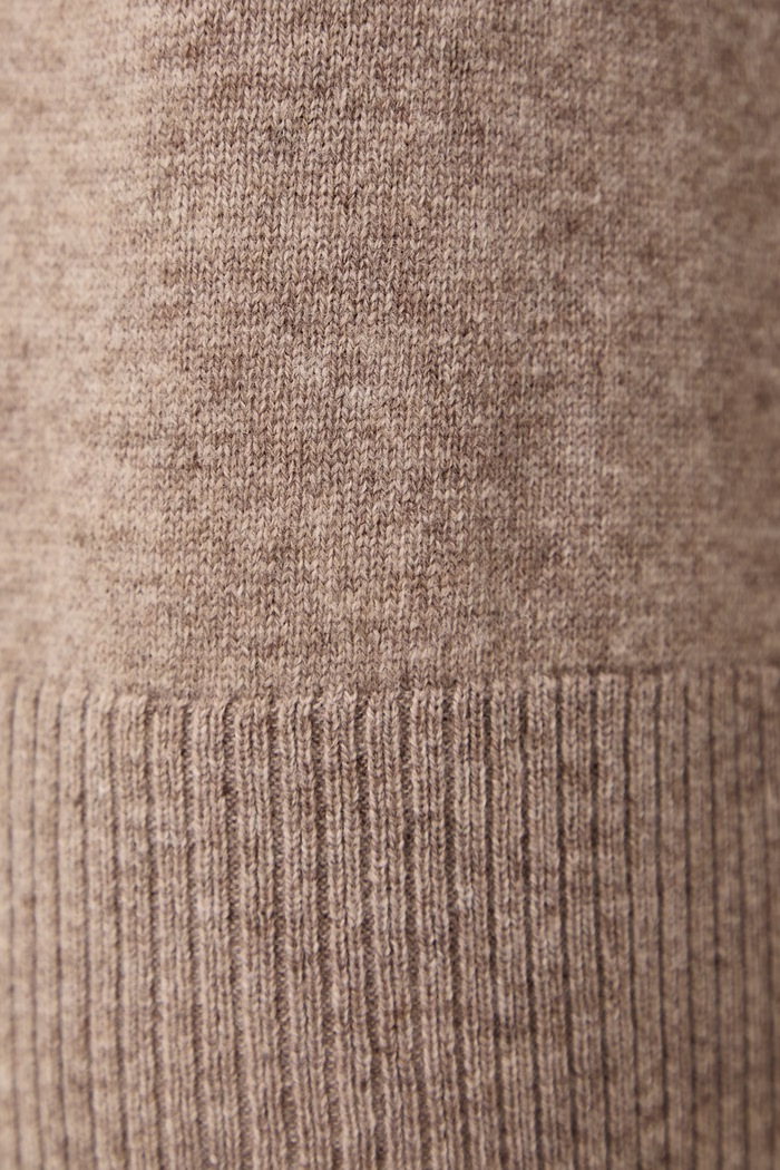 Spodnie dresowe damskie wełniane WKDZINCO Weekend Max Mara 2625336012600 brązowy