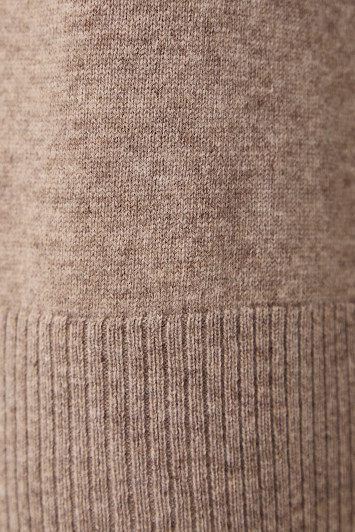 Spodnie dresowe damskie wełniane WKDZINCO Weekend Max Mara 2625336012600 brązowy