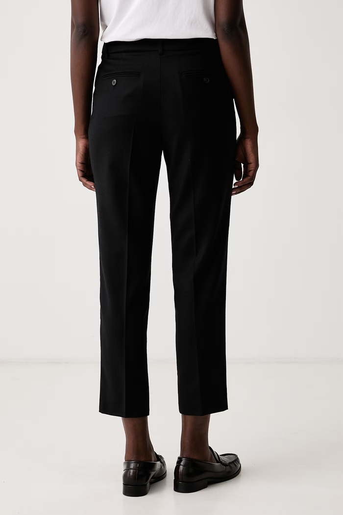 Odzież Weekend Max Mara Spodnie regular męskie z wełną WKDCALDAIA 2625136112600 czarny