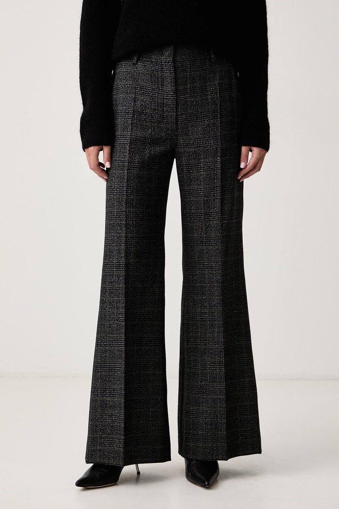 Weekend Max Mara Spodnie damskie wełniane WKDPACCA szary 2625136062600