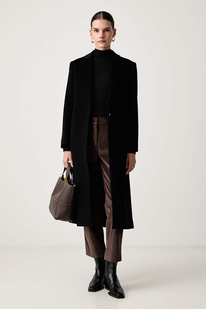Weekend Max Mara Spodnie damskie sztruksowe WKDMARRUCA 2625136022600 brązowy AW26