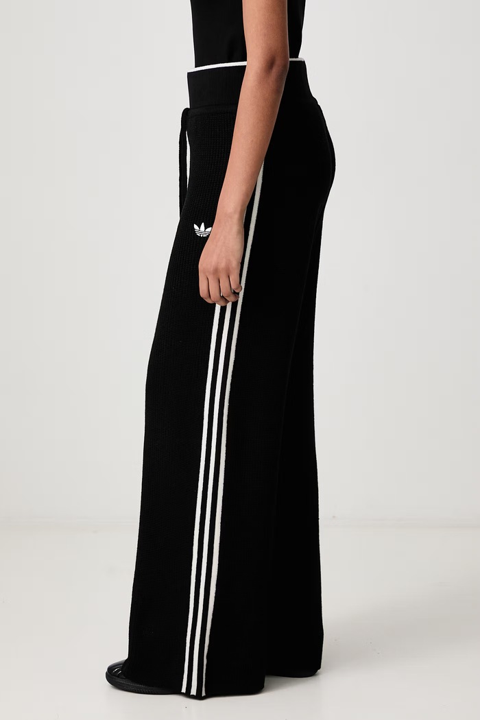 Firebird Chunky Knit spodnie dresowe z dodatkiem wełny damskie adidas Originals KQ5835 czarny