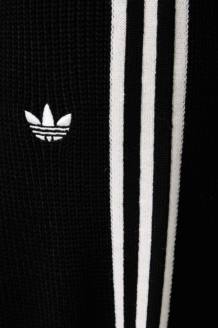 Firebird Chunky Knit spodnie dresowe z dodatkiem wełny damskie adidas Originals czarny KQ5835