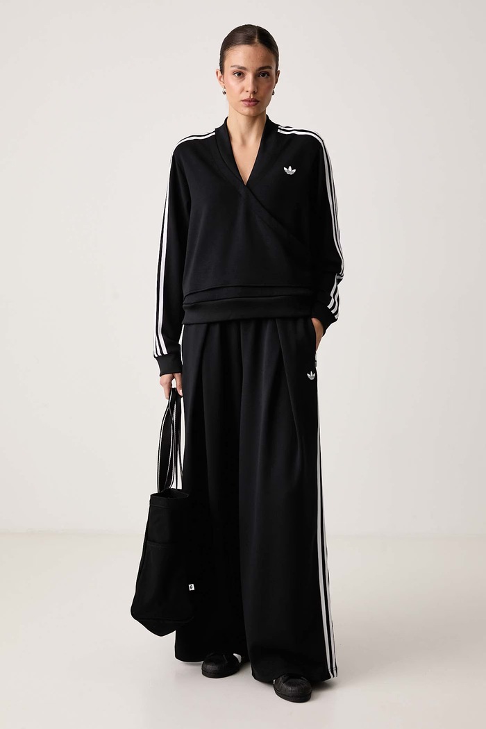 adidas Originals Spodnie dresowe damskie z wiskozą Adiluna Season 2 x Jennie LD8922 czarny AW26