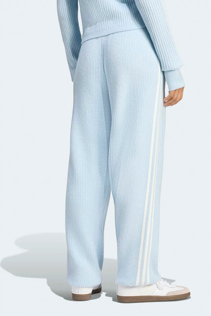 adidas Originals Spodnie dresowe damskie z dodatkiem wełny Adiluna Season 2 x Jennie LD8917 niebieski AW26