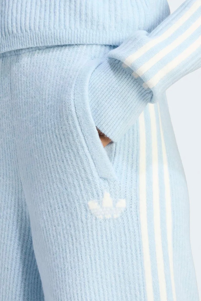 Spodnie dresowe damskie z dodatkiem wełny Adiluna Season 2 x Jennie adidas Originals LD8917 niebieski