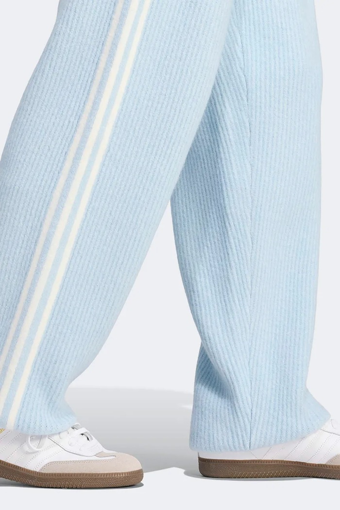 Spodnie dresowe damskie z dodatkiem wełny Adiluna Season 2 x Jennie adidas Originals niebieski LD8917