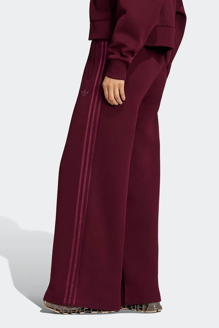 adidas Originals Spodnie dresowe damskie z bawełną Spacer KY0850 bordowy AW26