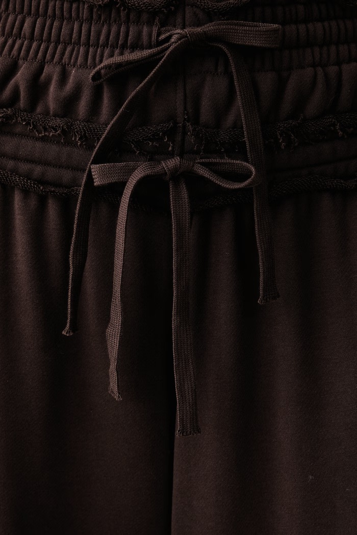 Spodnie dresowe damskie bawełniane SST Double adidas Originals KT1934 brązowy