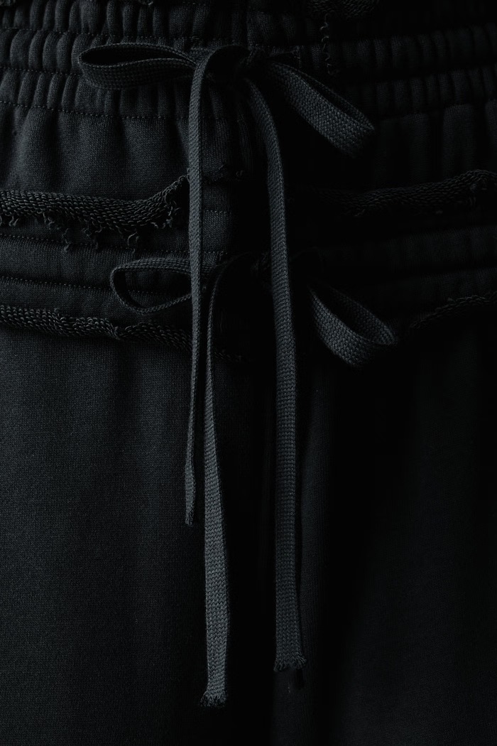 Spodnie dresowe damskie bawełniane SST Double adidas Originals KS9235 czarny