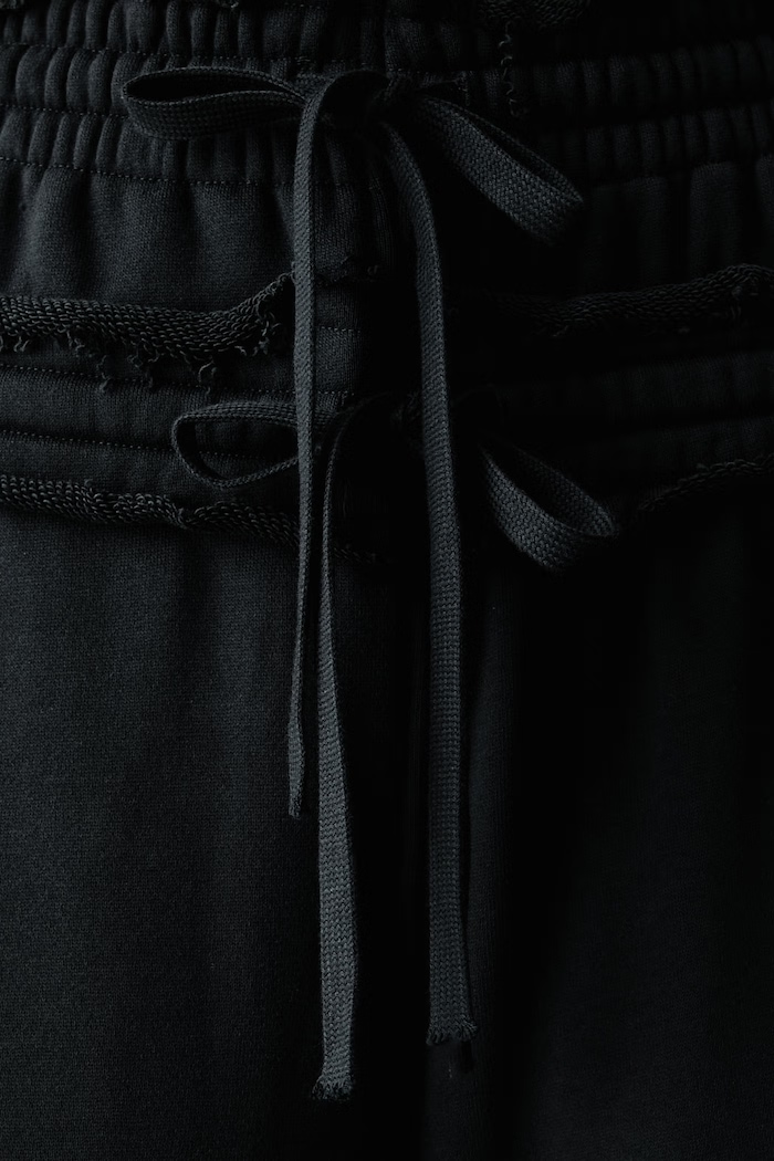 Spodnie dresowe damskie bawełniane SST Double adidas Originals KS9235 czarny